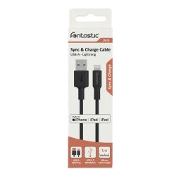 Essential Data Cable USB-A > Lightning 1m black TPE