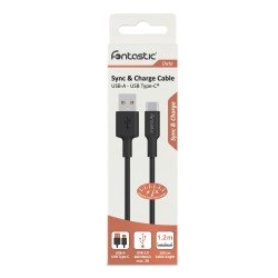 Essential Data cable USB 2.0 A > Type-C black 1.2m black