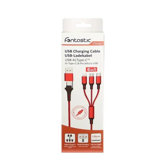 Aiino Micro USB Zu USB Ladekabel – 1,5 M, Flach, Rot, Für Laden & Datenübertragung