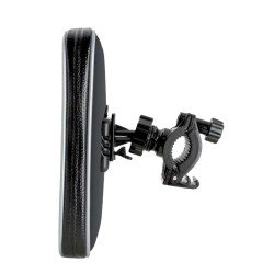 Fahrradhalterung + Tasche Biky schwarz 160x80x18mm (5.5 Zoll)