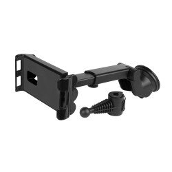 Essential Tablet Halterung SET Saugfuß+Kopfstütze 360° Drehbar, für Tablets mit 11.5-19cm Breite