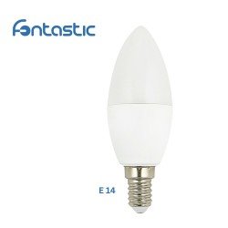 WLAN-LED-Lampe 4.5W E14, Dimmbar Farbe+Warmweiß komp. zu Android,iOS,Alexa,Google Assistant