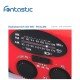 Solar, Dynamo AM/FM/WB Kurbelradio, Taschenlampe Notfall SOS-Alarm, Outdoor Notstromquelle, rot/sw