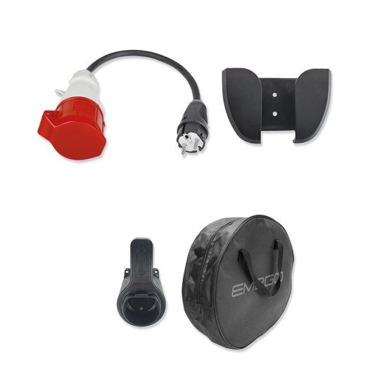 AC Portable Charger TAKE, DUO-PLUG 11kW , CEE Rot+Schuko-6m Typ 2 Kabel, Strom:6/8/10/13/16A