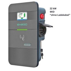 AC Wallbox Pro Power 22kW Typ 2 Steckdose LAN/WLAN/4G/RS485/RFID/OCPP/ModBus/MID +Backend