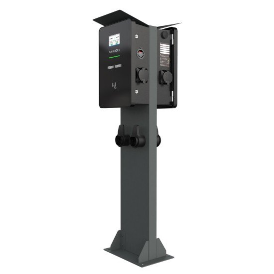 AC Wallbox Duo Power 2x 22kW Typ 2 Steckdose LAN/WLAN/4G/RFID/OCPP/ModBus/MID +FI/LS +Backend AC Wallbox Duo Power 2x 22kW Typ 2 Steckdose LAN/WLAN/4G/RFID/OCPP/ModBus/MID +FI/LS +Backend