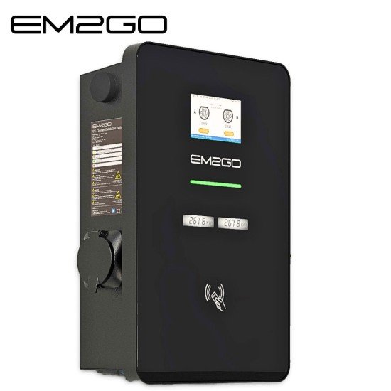 AC Wallbox Duo Power 2x 22kW Typ 2 Steckdose LAN/WLAN/4G/RFID/OCPP/ModBus/MID +FI/LS +Backend AC Wallbox Duo Power 2x 22kW Typ 2 Steckdose LAN/WLAN/4G/RFID/OCPP/ModBus/MID +FI/LS +Backend