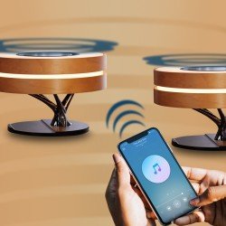 Fontastic Exclusive Multi-Funktions Lampe Icona TWS Lautsprecher, 2x5W, Induktive Ladestation, Uhr Fontastic Exclusive Multi-Funktions Lampe Icona TWS Lautsprecher, 2x5W, Induktive Ladestation, Uhr