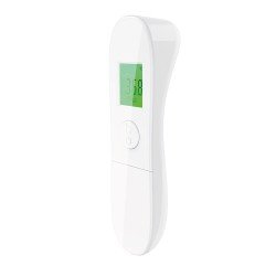 IR Digital forehead, ear, ambient thermometer Irut NON-Contact, LCD Display with backlight, white