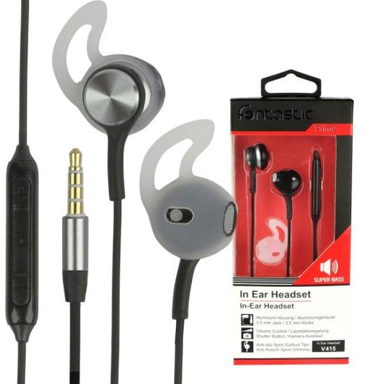 Stereo-Headset V415 3.5mm sw/anthrazit 3-Tasten-Fernbedienung,Mikrofon,Ergonomische Form Stereo-Headset V415 3.5mm sw/anthrazit 3-Tasten-Fernbedienung,Mikrofon,Ergonomische Form