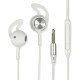 Essential In Ear St. Headset V4 white / silver Call Answer Button, Mic, Volume Controller