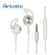 Essential In Ear St. Headset V4 white / silver Call Answer Button, Mic, Volume Controller