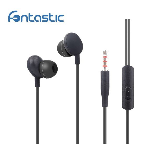 Essential In Ear Stereo Headset Beans Microfon, Answer Key, Soft Black