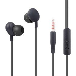 Essential In-Ear Stereo-Headset Beans Rufannahme-Taste, Mikrofon, Soft Black