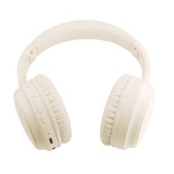 Drahtlose Kopfhörer "Tonic" mit ANC, Line-In creme Mikrofone, Volume-Control, Bass+, HD Sound