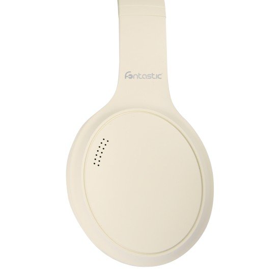 Drahtlose Kopfhörer "Tonic" mit ANC, Line-In creme Mikrofone, Volume-Control, Bass+, HD Sound