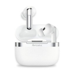 Fontastic TWS Kopfhörer "Aura" Hybrid ANC + ENC ws -42dB Geräuschunterdrückung, 6 Mikrofone, Qi-Laden