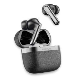 Fontastic TWS Kopfhörer "Aura" Hybrid ANC + ENC sw -42dB Geräuschunterdrückung, 6 Mikrofone, Qi-Laden