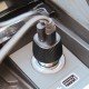 Car Charger „Gran“ Dual Port, 20Watt, black Type-C PD + USB-A FC 3.0, PPS, Carbon Fiber Design