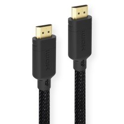 Essential HDMI 2.0 Cable A <> A, Ethernet, 3D, 3m 4k and ARC, Nylon braided, Gold plated, black