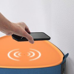 Wireless Speaker Mesu, Table Design, TWS blue Exceptional Sound Experience, Wireless Charging