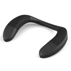 Wireless Neckband Speaker, 3D Stereo Sound, black Ergonomic Design, MicroSD Card Slot, Handsfree