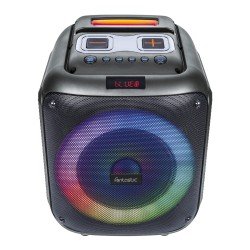 Wireless party speaker 60W, microphone & LED light Karaoke, TWS, FM radio, USB & card reader