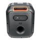 Drahtloser Party-Lautsprecher, 60W, Mikrofon & LED Karaoke, TWS, FM-Radio, USB & Kartenleser, schwarz