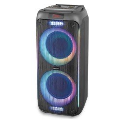 Fontastic Wireless Party Speaker Zeal 600W Karaoke Microphone & LED Lightshow, TWS, EQ, Card Reader