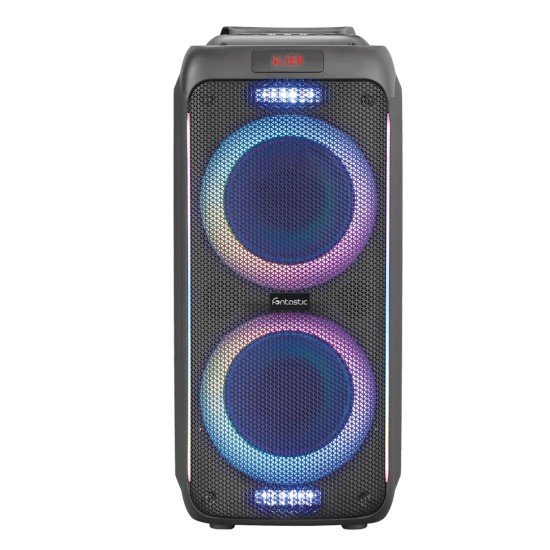 Fontastic Drahtloser Party-Lautsprecher Zeal 600W Mikrofon & LED Lichtshow, TWS, EQ, Kartenleser, sw Fontastic Drahtloser Party-Lautsprecher Zeal 600W Mikrofon & LED Lichtshow, TWS, EQ, Kartenleser, sw