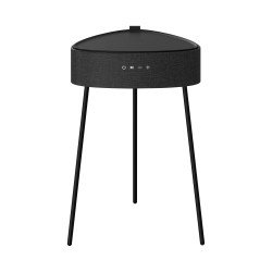 Wireless Speaker Mesu, Table Design, TWS black Exceptional Sound Experience, Wireless Charging