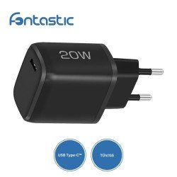 AC Charger Nivo USB Type-C PD 20W black Power Delivery, TÜV / GS certificate