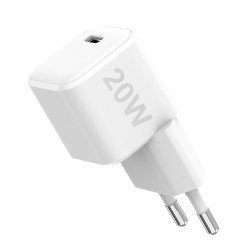 AC Charger MINI GaNto 20W single Type-C PD white Ultra-compact intelligent charging high efficiency