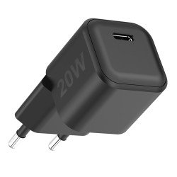 AC Charger MINI GaNto 20W single Type-C PD Compact intelligent charging high efficiency black