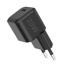 AC Charger MINI GaNto 20W single Type-C PD Compact intelligent charging high efficiency black
