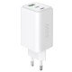 Fontastic Netzteil GAN 65W, 2 x Typ-C + USB-A ws Power Delivery, Fast Charge, Ladesteuerung, “Zono”