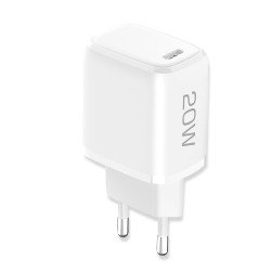 AC Charger Nivo USB Type-C PD 20W white Power Delivery, TÜV / GS certificate