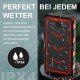 Solar Power Bank Xora20 20000mAh black Fast Charge, LED Light, 2 x USB-A, 1 x Type-C