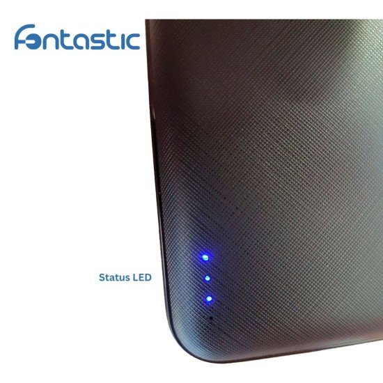 Power Bank Renz10 10.000mAh, 2x USB-A & 1x Typ-C Ladezustandsanzeige, In & Output 5V / 2A, schwarz Power Bank Renz10 10.000mAh, 2x USB-A & 1x Typ-C Ladezustandsanzeige, In & Output 5V / 2A, schwarz