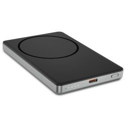 Fontastic Power Bank Mag5.0 Kabellose Ladefunktion 5000mAh Magnetisch - MagSafe komp. Typ-C PD 20W sw