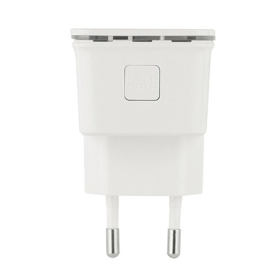WiFi Repeater IEEE 802.11b/g/n white Access-Point, WPS-Button, 300 Mbit/s