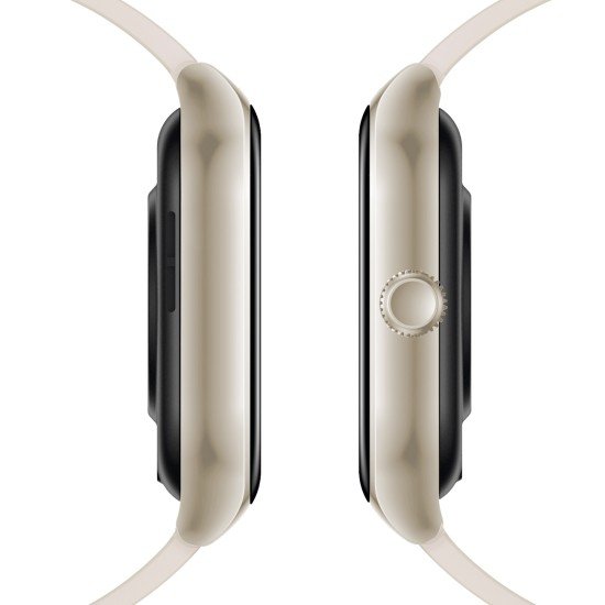 Timor Smartwatch, 2,01“ Display BT Call, champagne Musiksteuerung, Split Screen, Wechsel-Uhrenarmband