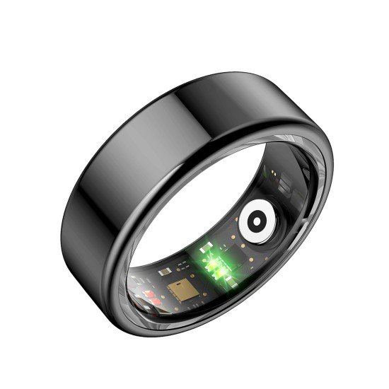 Fontastic Smart Ring Fitness Gesundheitstracker #9 Lange Akkulaufzeit, 5ATM, Ringschatulle, Schwarz Fontastic Smart Ring Fitness Gesundheitstracker #9 Lange Akkulaufzeit, 5ATM, Ringschatulle, Schwarz