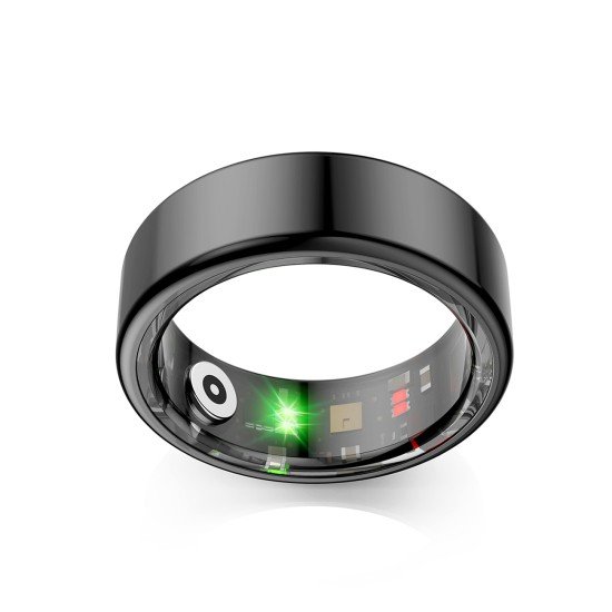 Fontastic Smart Ring Fitness Gesundheitstracker #9 Lange Akkulaufzeit, 5ATM, Ringschatulle, Schwarz Fontastic Smart Ring Fitness Gesundheitstracker #9 Lange Akkulaufzeit, 5ATM, Ringschatulle, Schwarz