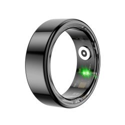 Fontastic Smart Ring Fitness Gesundheitstracker#11 Lange Akkulaufzeit, 5ATM, Ringschatulle, Schwarz
