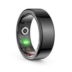 Fontastic Smart Ring Fitness Gesundheitstracker#11 Lange Akkulaufzeit, 5ATM, Ringschatulle, Schwarz