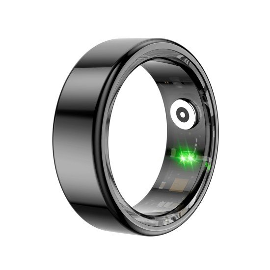 Fontastic Smart Ring Fitness Heart Rate Tracker#12 Long battery life, Dust & Waterproof 5ATM, Black Fontastic Smart Ring Fitness Heart Rate Tracker#12 Long battery life, Dust & Waterproof 5ATM, Black