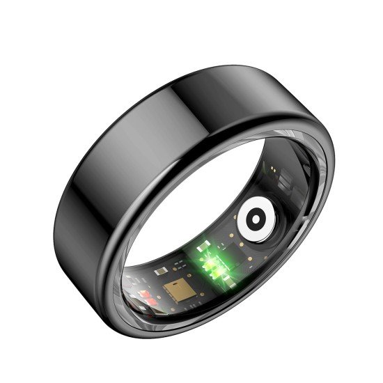 Fontastic Smart Ring Fitness Heart Rate Tracker#12 Long battery life, Dust & Waterproof 5ATM, Black Fontastic Smart Ring Fitness Heart Rate Tracker#12 Long battery life, Dust & Waterproof 5ATM, Black