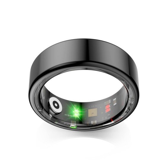 Fontastic Smart Ring Fitness Heart Rate Tracker#12 Long battery life, Dust & Waterproof 5ATM, Black Fontastic Smart Ring Fitness Heart Rate Tracker#12 Long battery life, Dust & Waterproof 5ATM, Black