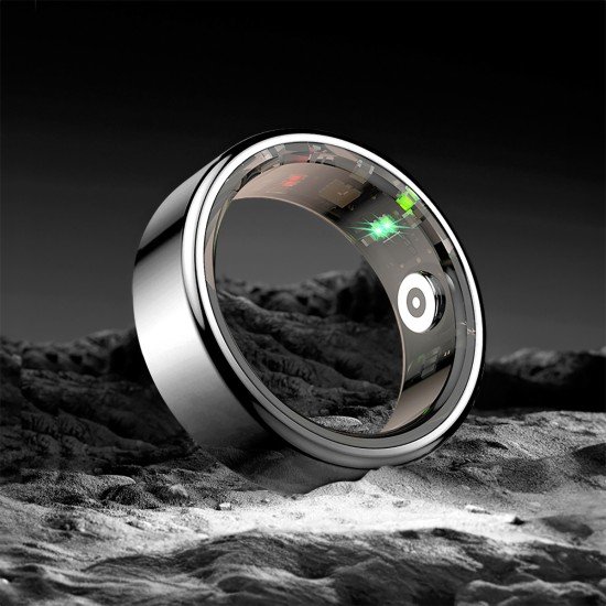 Fontastic Smart Ring Fitness Heart Rate Tracker#12 Long battery life, Dust & Waterproof 5ATM, Black Fontastic Smart Ring Fitness Heart Rate Tracker#12 Long battery life, Dust & Waterproof 5ATM, Black